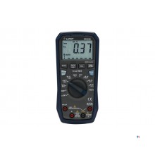 Digital multimeter CAT III 1000V / CAT IV 600V measures AC/DC current DC/AC voltage resistance capacitance frequency temperature