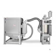 Strahlkabine 1350 L + Zyklon + Staubsauger MW Tools