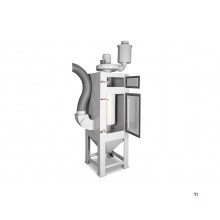 Strahlkabine 1350 L + Zyklon + Staubsauger MW Tools