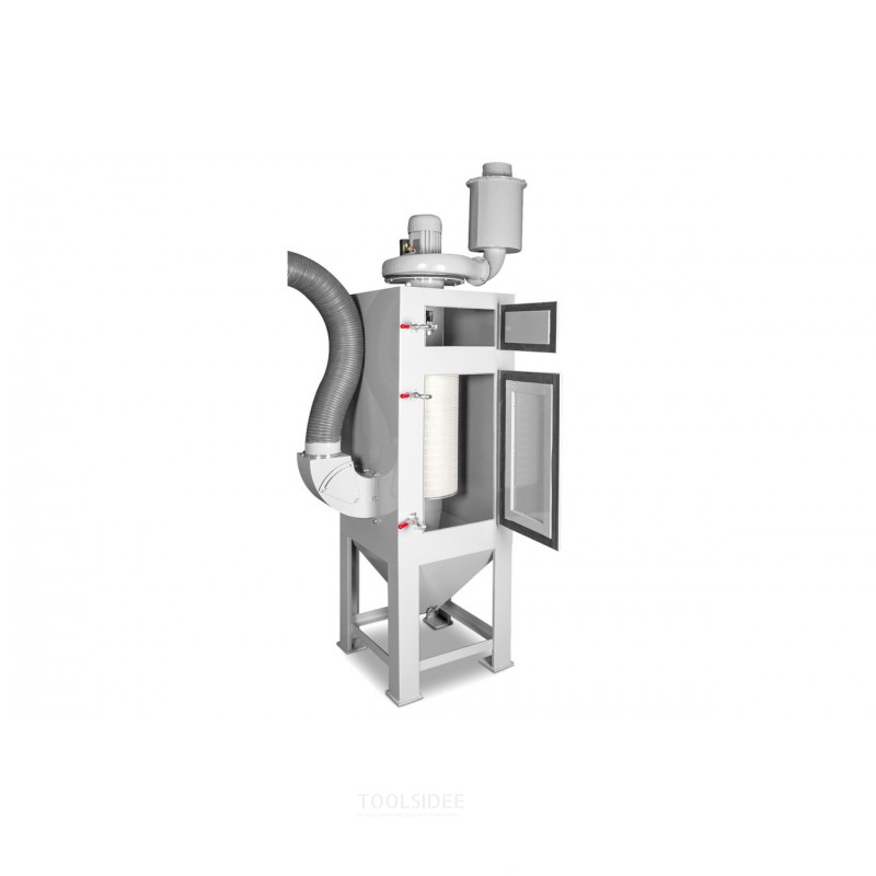 Strahlkabine 1350 L + Zyklon + Staubsauger MW Tools