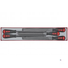 Hand file set TTX4 tray 250mm L 5 pieces Teng Tools