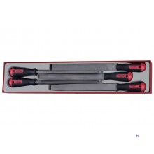 Hand file set TTX4 tray 250mm L 5 pieces Teng Tools Hand file set TTX4 tray 250mm L 5 pieces Teng Tools