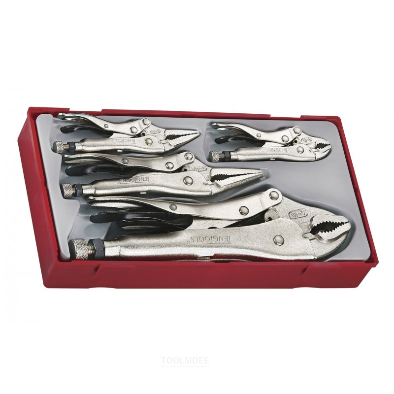 Låsetangsæt TT1 bakke 5 dele Teng Tools