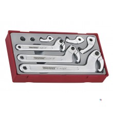 Haken- und Stiftschlüsselsatz TT1 Tablett 8-teilig Teng Tools Haken- und Stiftschlüsselsatz TT1 Tablett 8-teilig Teng Tools