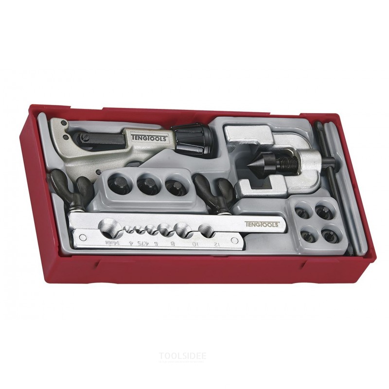 Putkenlevityssarja TT1, tarjotin, 10 osaa, Teng Tools