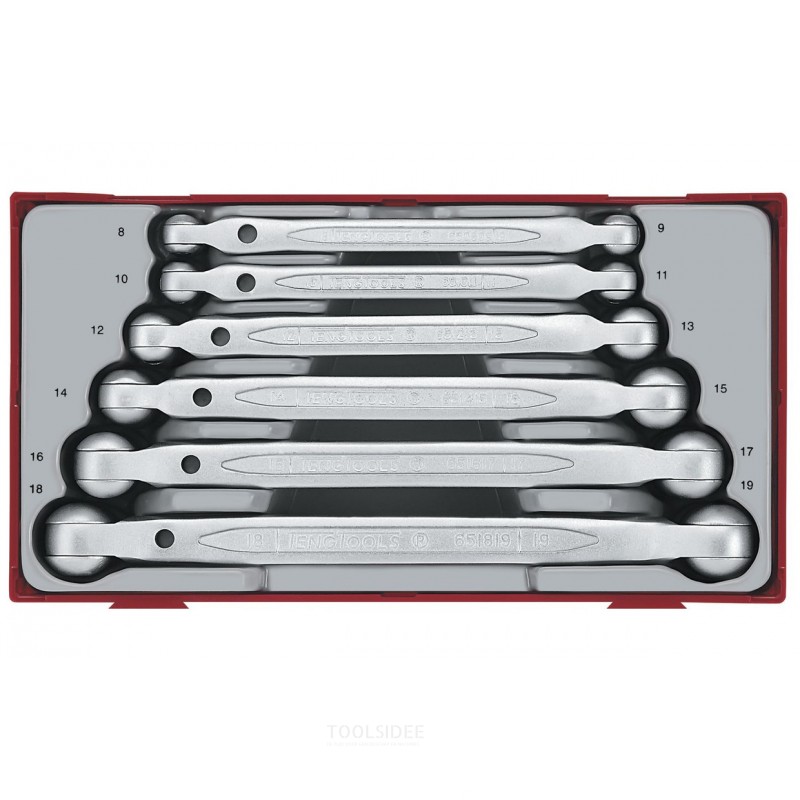 Polviavaimet TT1-lokero 8-19 mm 6 kpl Teng Tools