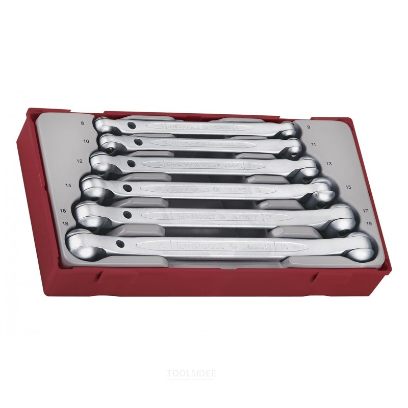 Polviavaimet TT1-lokero 8-19 mm 6 kpl Teng Tools