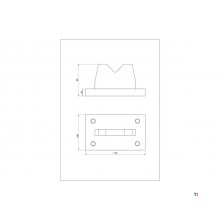 Hydraulisk bordpresse 15 tons manuel betjening MW Tools