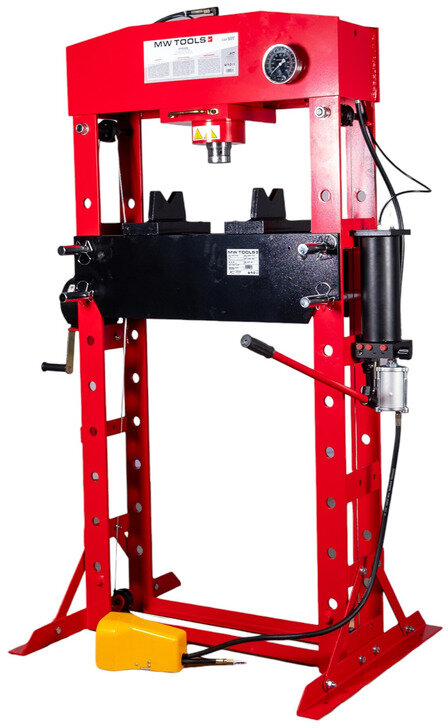 Hydraulisk pneumatisk presse 50T mobil sylinder MW Tools