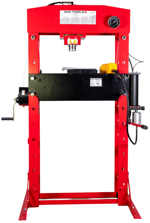 Hydraulisk pneumatisk presse 50T mobil sylinder MW Tools