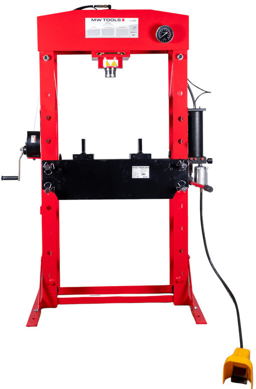 Hydraulisk pneumatisk presse 50T mobil sylinder MW Tools