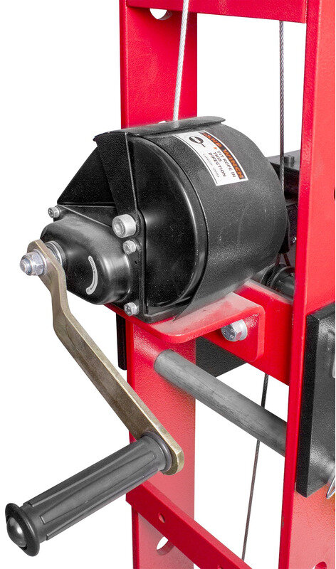 Hydraulisk pneumatisk presse 50T mobil sylinder MW Tools