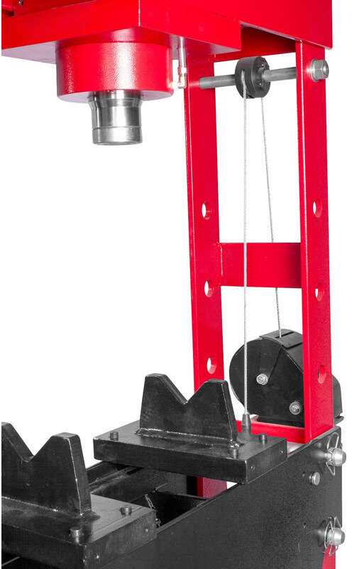 Hydraulisk pneumatisk presse 50T mobil sylinder MW Tools