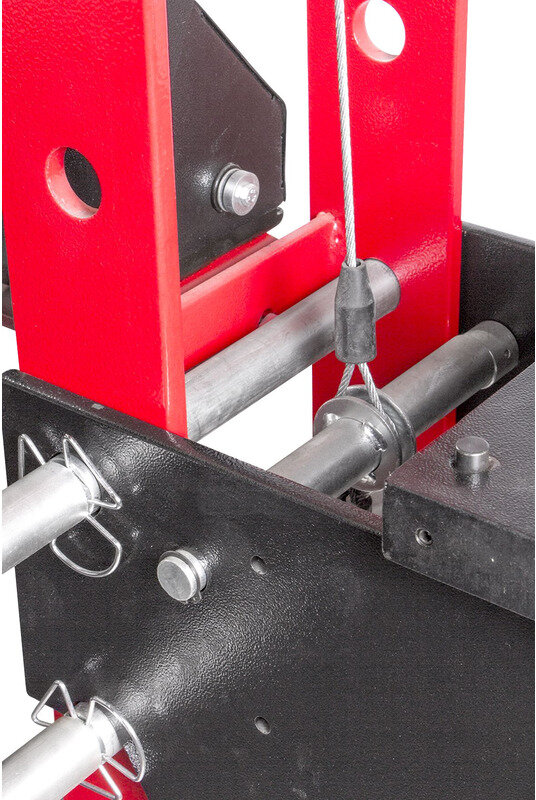 Hydraulisk pneumatisk presse 50T mobil sylinder MW Tools