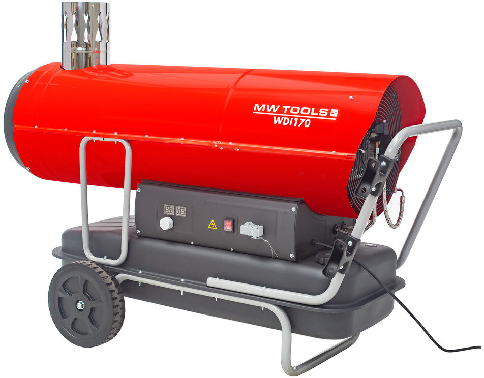 Indirekte varmluftblæser diesel 50kW MW Værktøj