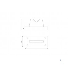 Hydraulic press 50T hand and foot control MW Tools