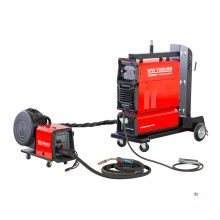 Industrieschweißgerät 400V Doppelpuls MIG 500A mit Kühler MW Tools