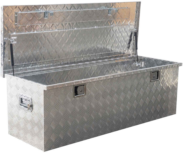 Opbevaringskasse i aluminium, transportkasse, 269 l, MW Tools