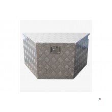 Oppbevaringsboks i aluminium for tilhenger 165 l MW Tools