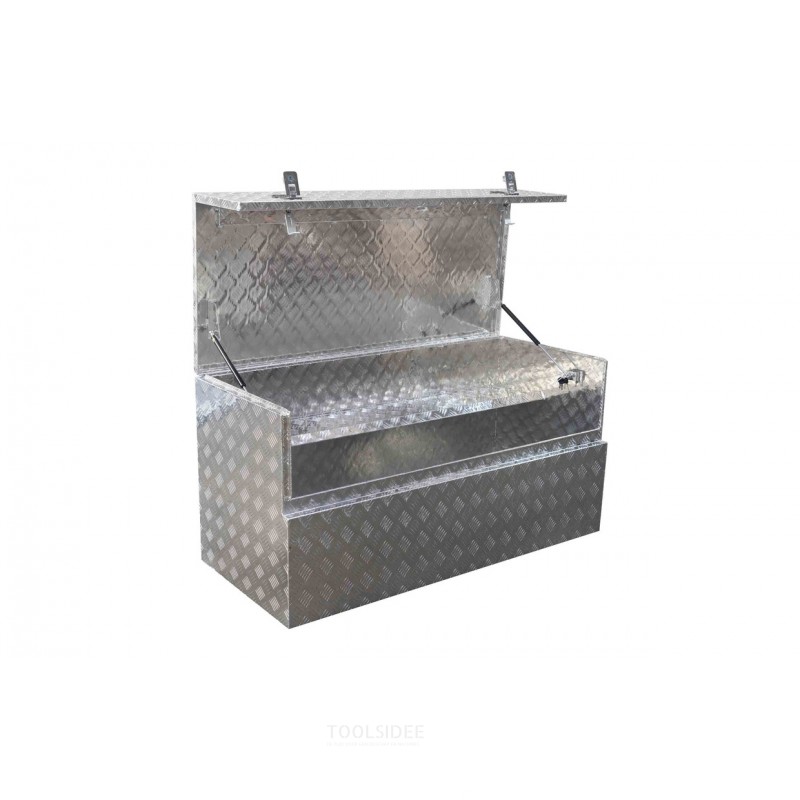 Opbevaringskasse i aluminium, transportkasse, 551 l, MW Tools