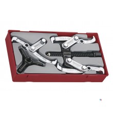 Riemenscheibenabzieher-Set 2 in 1 TT1 Tablett 4-teilig Teng Tools