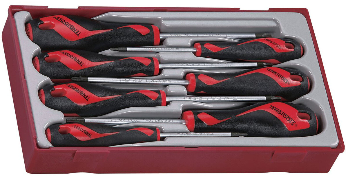 Skruetrækkersæt TX--Tpx TT1 bakke 7 dele Teng Tools
