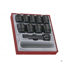Slagdoppenset TT2 tray 3/4" 19- 38mm 16  delig Teng Tools