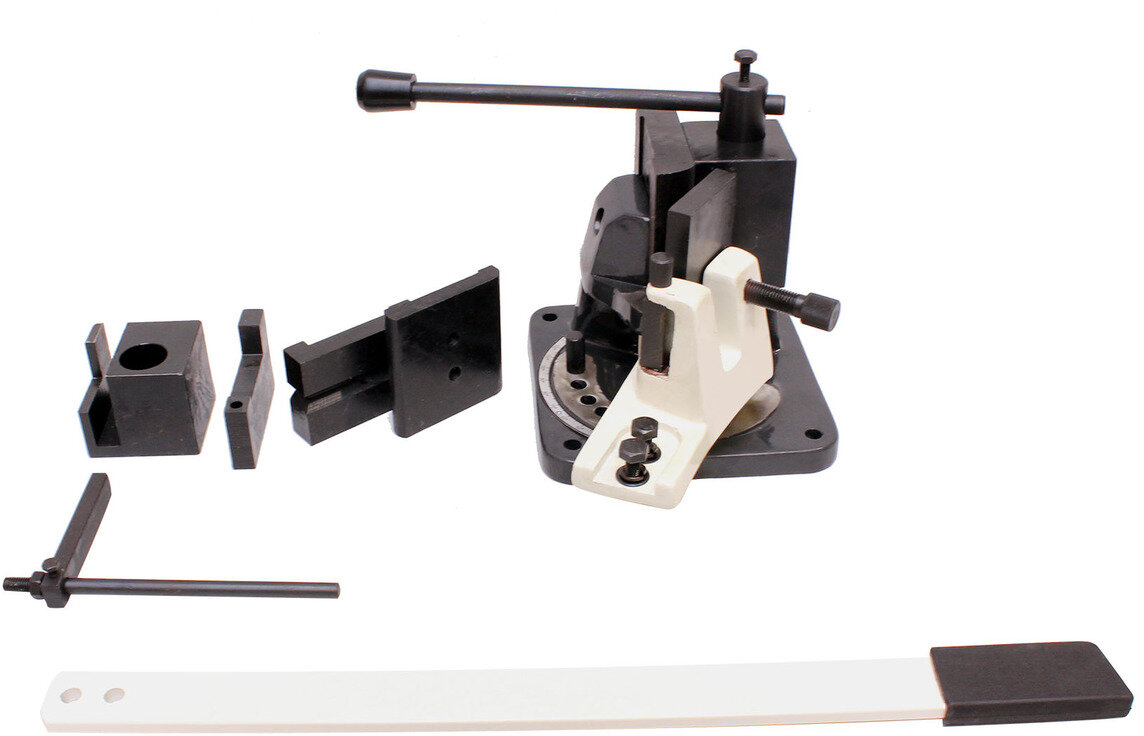 Universalbiegemaschine für Profile bis 120° inkl. 5 Biegeschablonen und Anschlag MW Tools