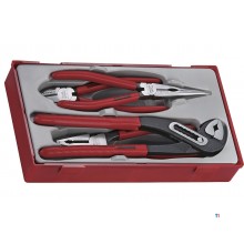 Vinyl Handle Pliers Set TT1 Tray 4 Piece Teng Tools