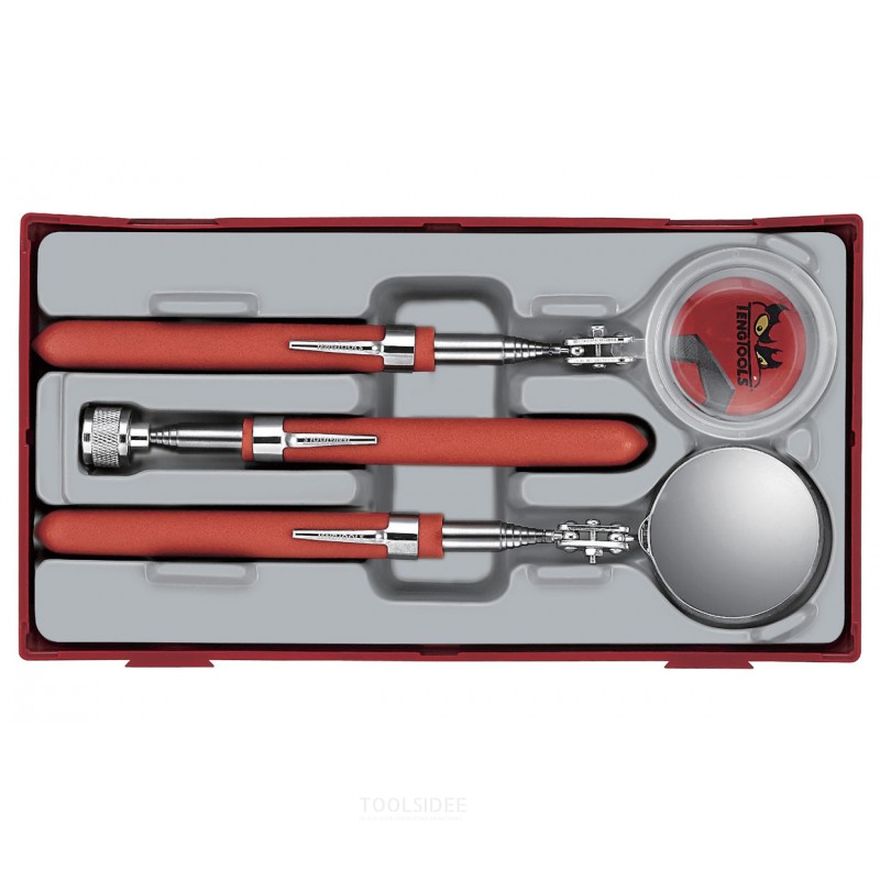 Telescopic Inspection Set TT1 Tray Magnet 12mm Mirror 55mm 3-piece Teng Tools