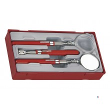 Teleskop-Inspektionsset TT1, Ablage, Magnet 12 mm, Spiegel 55 mm, 3-teilig, Teng Tools