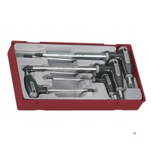L-key set TX- Tpx with T-handle TT1 tray Tc-tray 10-40 7-piece Teng Tools L-key set TX- Tpx with T-handle TT1 tray Tc-tray 10-40 7-piece Teng Tools