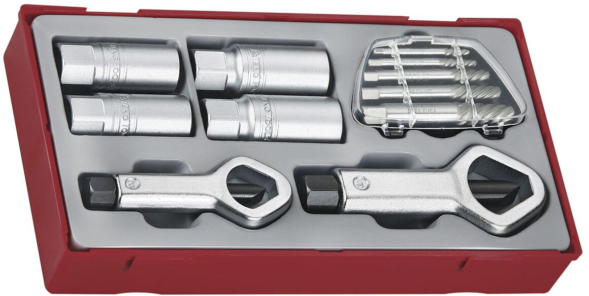 Avtrekkssett TT1 brett 1/2" 11 deler Teng Tools Avtrekkssett TT1 brett 1/2" 11 deler Teng Tools