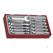 Combination wrenches short TT1 tray 10-19 mm 10 pieces Teng Tools