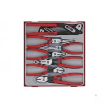 8-delt tangsæt med vinylhåndtag TT2 bakke Teng Tools