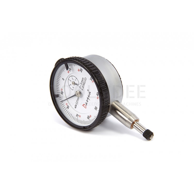 Dasqua professional 0.01 mm stroke 5 mm dial gauge