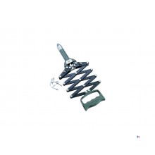 Accordion-type blind rivet gun for NCG blind rivets