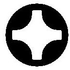 Skruetrækkersæt TT1 bakke flad - PH - stk. 7 dele Teng Tools