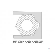 Ringgaffelnøglesæt HIP-GRIP Skum 2 bakke 8-19mm 12 dele Teng Tools Ringgaffelnøglesæt HIP-GRIP Skum 2 bakke 8-19mm 12 dele Teng Tools