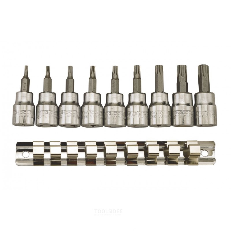 9 hylsysarja 3/8" TX Teng Tools 9 hylsysarja 3/8" TX Teng Tools