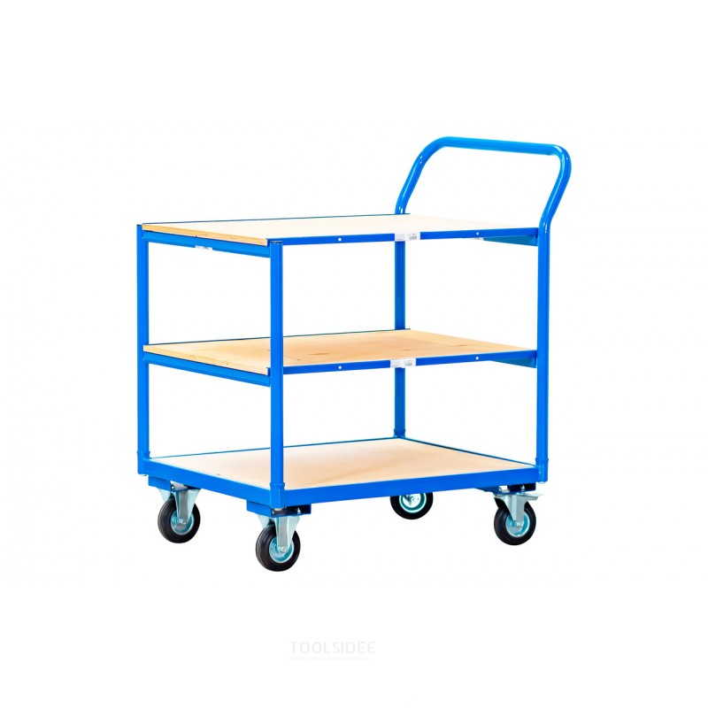 Platformvogn med 3 hylder, 250 kg, MW Tools