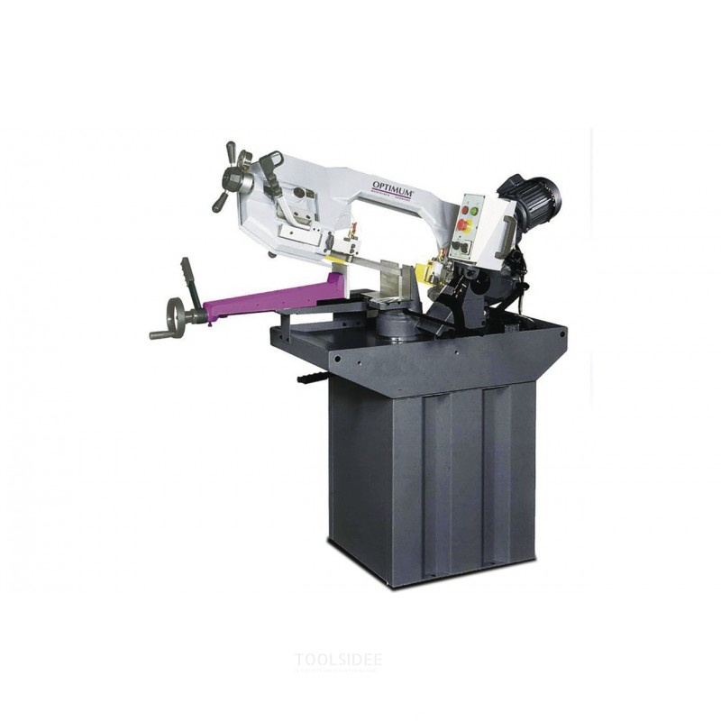 Metalbåndsav 0-60° skærekapacitet ca. 225 mm 1,5 kW 230V savklingehøjde 27 mm inkl. 5 båndsave 1 dåse kølemælk Optisaw Metalbåndsav 0-60° skærekapacitet ca. 225 mm 1,5 kW 230V savklingehøjde 27 mm inkl. 5 båndsave 1 dåse kølemælk Optisaw