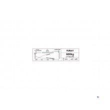 Lifting magnet 0.6 ton MW Tools