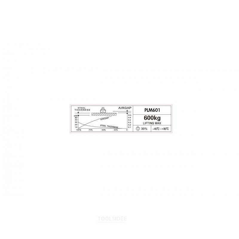 Lifting magnet 0.6 ton MW Tools