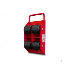 Transportruller 3 t 4 nylonruller med fast plattform MW Tools Transportruller 3 t 4 nylonruller med fast plattform MW Tools