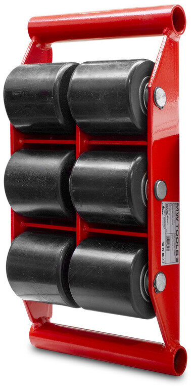 Transportroller 6 t 6 Nylonrollen mit fester Plattform MW Tools Transportroller 6 t 6 Nylonrollen mit fester Plattform MW Tools