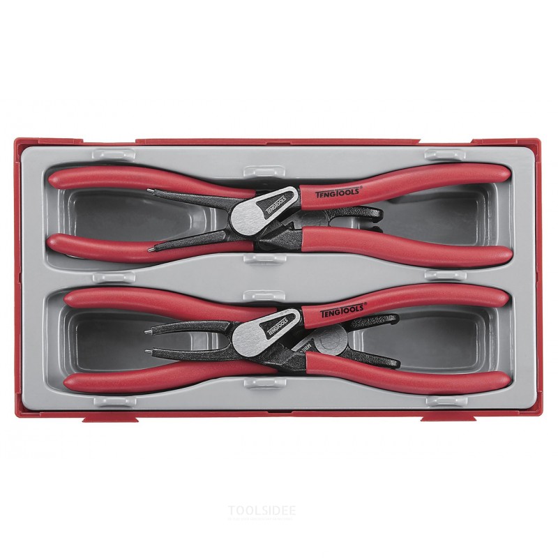Sæt med 4 låseringsstænger 19x60mm Teng Tools