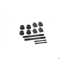 Tafelboormachine boren tot ø 25 mm MK2 750W 400V digitale weergave 12 snelheden + boorklem + set spanbouten Optidrill