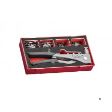Nittesæt Skum1 bakke 2,4- 3,02- 4,0- 4,8 mm 81 dele Teng Tools
