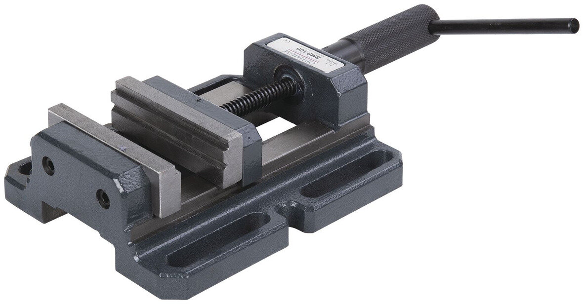 Universal boretvinge med dobbel prismekjeft, kjevebredde 163 mm, klemmeåpning 120 mm, kjevehøyde 35 mm, optimal